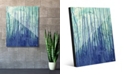 Creative Gallery Running Up in Blue Abstract 24" x 36" Acrylic Wall Art Print